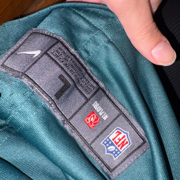 Eagles AJ BROWN Green Football Jersey - Picture 5 of 5